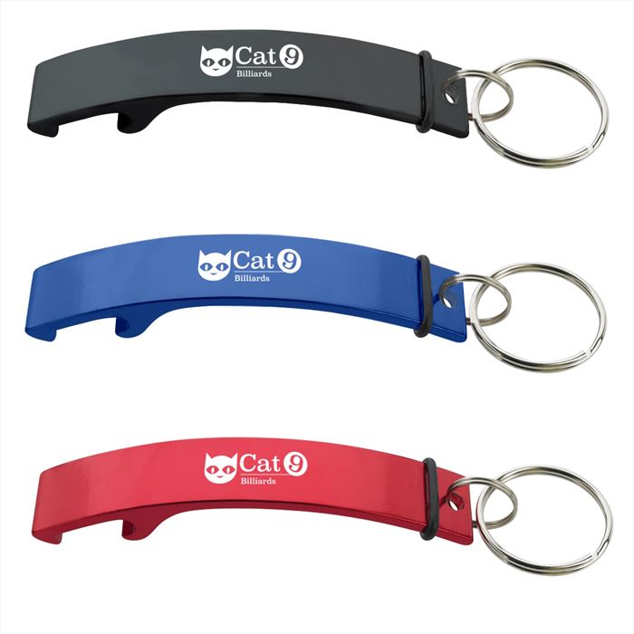 KH2060 Curve Aluminum Bottle Opener With Custom Imprint